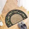 Alfombrillas de Piso de Terciopelo de Cristal Serie 3D Estilo Americano Transfronterizas para Entrada de Casa, Felpudos Resistentes a la Suciedad y al Desgaste, Alfombrillas Antideslizantes para Baño