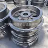 Carro minero de una rueda para vía minera, rueda única sólida, llanta de un solo lado, piezas de rueda de carro minero de acero fundido, fabricante, en stock