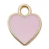 Acessórios de Pingente de Flor Margarida de Liga Metálica com Esmalte Rosa Misto DIY para Pulseiras, Colares e Pingentes de Chaveiro