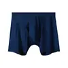 Roupa Íntima Esportiva Masculina, Anti-Assadura, Boxer Plus Size, Estilo Fino de Verão, Corrida, Comprimento Estendido, Seda de Gelo, Shorts de Ângulo Reto
