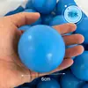 Juego de Gateball Bola Sólida de Madera de 7 cm Bola Redonda Grande Bloques de Construcción Juguete de Madera Pintado a Mano Adorno Artesanía