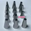 Xixi Suprimentos Bicos de Confeitar de Aço Inoxidável Material de Cola para Creme Bicos de Flor de Biscoito Borda Dudu Material DIY Corrente de Ferro