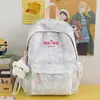 Nueva mochila escolar transfronteriza para estudiantes de secundaria femeninas, mochila linda de estilo japonés de alta estética, mochila de viaje casual, ligera, simple