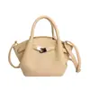 Bolsa Saco Tendência de Nicho Nova Moda Primavera 2026 Estilo Coreano Bolsa de Ombro com Toque de Luxo Versátil Bolsa Transversal