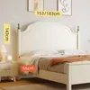 Panel de mesita de noche para cama individual se vende por separado, panel trasero de mesita de noche de 21 metros de ancho, panel trasero de madera maciza suave acolchado, se vende por separado