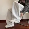 Pantalones deportivos de estilo coreano para hombre, holgados, modernos, de moda, versátiles, de pierna ancha, largos hasta el suelo, casuales, nuevos para 2026, transfronterizos