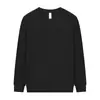 Artículos cuidadosamente seleccionadosSudadera de cuello redondo de lana merino de color liso estilo Old Money, prenda superior de punto de lana antibacteriana para hombre