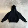 2172 Moletons Casuais Simples de Moda Europeus e Americanos para Casal Sudaderas Cor Sólida Soltas e Calças de Moletom Atacado