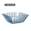 Prato de Acrílico Colorido para Lanches e Frutas Secas para Casa, Plástico Resistente a Quedas, Transparente, Prato para Sementes de Melão e Doces