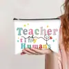 Bolsa de Cosméticos Impresa de Amazon para Mujer, Gran Capacidad, Regalo para Maestras, Bolsa de Almacenamiento de Artículos de Tocador Diarios, Bolsa de Cosméticos Ligera