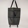 Carrito de compras para el hogar, de gran capacidad, plegable, con ruedas, para la compra de comestibles, bolsa de almacenamiento portátil