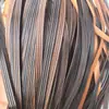 Rattan na cor café, rattan de PE, rattan plano, material de tecelagem de rattan, reparo de cadeira de balanço, reparo de cadeira de rattan