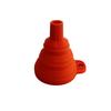 Em estoque 0,9 calibre silicone funil telescópico portátil dobrável funil de óleo silicone de grau alimentício