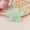 Acessórios de tiara de flor plissada estilo coreano laço cor fresca roupas meias sapatos flor acessórios feitos à mão produtos semiacabados