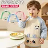 Baberos para Bebés para Comer, Baberos Impermeables Anti-Manchas para Bebés, Baberos para Comida de Bebé, Se Pueden Usar Afuera por Niños y Niñas, Delantal Reversible