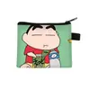 Nuevo Monedero de Dibujos Animados Crayon Shin-Chan para Estudiantes Hombres y Mujeres Bolsa de Almacenamiento de Poliéster Bolsa de Almacenamiento Personalizada de Moda Venta al por Mayor Caliente