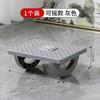 Reposapiés de oficina con pedal, reposapiés debajo de la mesa, taburete escalón, antienrollamiento de dos patas, artefacto con pedal de apoyo, juego de reposapiés