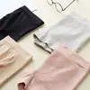 Pantaletas de Pierna Plana Estilo Japonés Pantalones de Seguridad de Malla para Niña Entrepierna de Algodón Puro Alta Elasticidad Levantamiento de Glúteos Cintura Media Control de Abdomen Calzoncillos Boxer