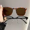 Gafas de Sol Magnéticas 3 en 1 Montura Cuadrada Clip-on Multifuncionales Gafas de Sol Retro de Moda de Gama Alta