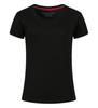 L-S17531 Camiseta Peinada para Mujer 2023 Nueva Base Manga Corta Cintura Top Casual Versátil Color Sólido Ajustada Camiseta