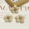 Flores de Ponto Puff Crochê, Flores Tricotadas à Mão, Flores de Lã, Girassóis, Acessórios para Joias DIY, Roupas, Bolsas, Sapatos, Acessórios