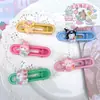 Pinzas para el pelo en forma de U de puesto callejero para niños y niñas, Pinzas laterales de dibujos animados de moda para flequillo y pelo lateral, Accesorios para el pelo