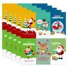 5 hojas Pegatinas Decorativas Navideñas Transfronterizas para Dulces y Chocolate Pegatinas para Empaquetar Dulces de Fiesta Navideña Etiquetas