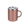 Directo del fabricante: Tazas de acero inoxidable 304 con tapa, tazas herméticas para uso doméstico, tazas para beber y tazas de café para la oficina