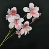 Flores Artificiales con 7 Cabezas, Florales de Lirio Coloridos, Decoración Suave para Bodas, Decoración del Hogar, Accesorios de Estilo Floral Pastoral para Exteriores, Falsas