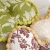 Almofadas botânicas e florais estilo vintage, luxuosas e versáteis, para decoração de sofá, suporte lombar de assento e encosto com enchimento