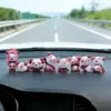 8 Modelos de Figuras de Panda Creativas 3D de Segunda Generación, Adornos Creativos para Coche Estilo Coreano, Decoraciones de Escritorio y Diseños de Juguetes