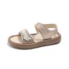 Zapatos de Princesa para Niñas Transfronterizos 2026 Verano Nuevo Estilo Antideslizantes Perla Transpirables Moda Zapatos Infantiles Zapatos Casuales Dropshipping