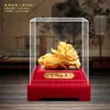 Adorno de Col Rociado Dorado Arena Cien Fortunas Como Desees Decoración de Estudio en Casa Seguro Regalo de Apertura de Banco Adorno de Atracción de Riqueza