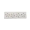 Molde de Azúcar Flip Flor Flor Pastel Decorativo Modelado Molde de Silicona Gota de Chocolate Pegamento Horneado Molde Hecho a Mano
