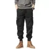 Pantalones Cargo para Hombre 2026 Retro Americano Corte Holgado Cremallera Única Puños Tobillo Cónico Casual Moderno Pantalones Deportivos para Exteriores