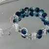 Pulsera de Palomitas de Maíz Mariposa Estilo Chino Nuevo para Mujer Dulce Fresca Colorida Glaseada con Cuentas Amiga de Estudiante Cumpleaños