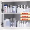 Nuevo Armario con Espejo Caja de Almacenamiento Boca en U Caja Transparente para Artículos Varios Caja de Almacenamiento para Tocador de Baño Estante de Almacenamiento para Cosméticos