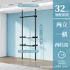 Arara de roupas de cima para baixo combinação de quarto guarda-roupa simples armazenamento doméstico varal aberto de piso vestiário