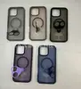 Adecuado para la Serie Iphone17 Funda de Cuero para Teléfono Móvil con Soporte Magnético Dos en Uno Esmerilado con Tacto de Piel
