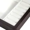 Caja de Almacenamiento de Joyería de Madera Personalizada Caja de Joyería Portátil Caja de Joyería de Viaje Caja de Joyería para Pendientes y Collares Mini Caja de Joyería