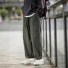 Pantalones casuales rectos clásicos, sencillos y versátiles de otoño para hombres y adolescentes, pantalones cargo holgados estilo Hong Kong para exteriores y senderismo