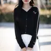 Sudadera con capucha para mujer de nueva temporada Primavera 2026, con poni bordado, corte holgado, estiliza la figura, estilo casual, sudadera versátil