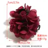 Presilha Grande de Camélia em Cetim Francês Presilha de Flor Romântica de Alta Qualidade Acessórios Simples para Cabelo de Trás de Menina