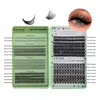 Conjunto Popular Transfronteiriço de Extensão de Cílios Postiços de Grande Capacidade DIY Cabelo de Cluster Único Auto-Enxertável Segmentado Curvatura D Natural Espesso