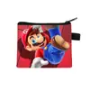 Nuevo Monedero de Mario, Porta Tarjetas y Llaves Mini de Alta Gama para Niños, Bolso Pequeño con Cremallera de Estilo Corto para Estudiantes de Gran Capacidad