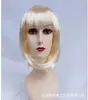 Fornecimento de Perucas com Franja Completa para Estudantes, Cortes Bob Coloridos, Perucas de Cabelo Curto para Halloween, Acessórios de Cabelo, Fantasias de Halloween