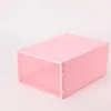 Caja de Zapatos Caja de Almacenamiento de Zapatos para el Hogar Caja de Zapatos de Plástico Engrosada Caja de Zapatos para Dormitorio y Hogar Plegable Material de PP Engrosado