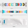 Nova Pulseira Apple Watch para Mulheres Pulseira Transparente Arco-Íris Pulseira iWatch1-7SE