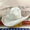Moda europea y americana cinta fina decorativa sombrero de copa de lana pura sombrero de copa versátil de fieltro de lana