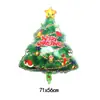 2025 Nuevo Papá Noel Árbol de Navidad Globo de Película de Aluminio Muñeco de Nieve Año Nuevo Decoración de Fiesta Navideña Globo de Papel de Aluminio